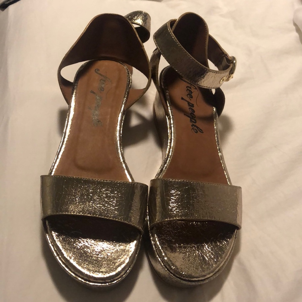 Free People Buckle Platform Sandal